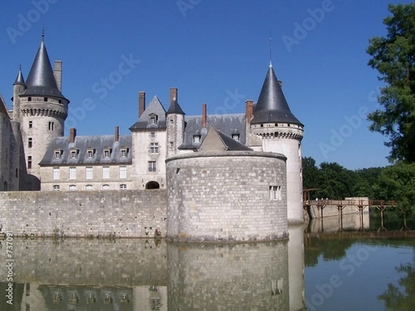 Obraz chateau de sully sur loire
