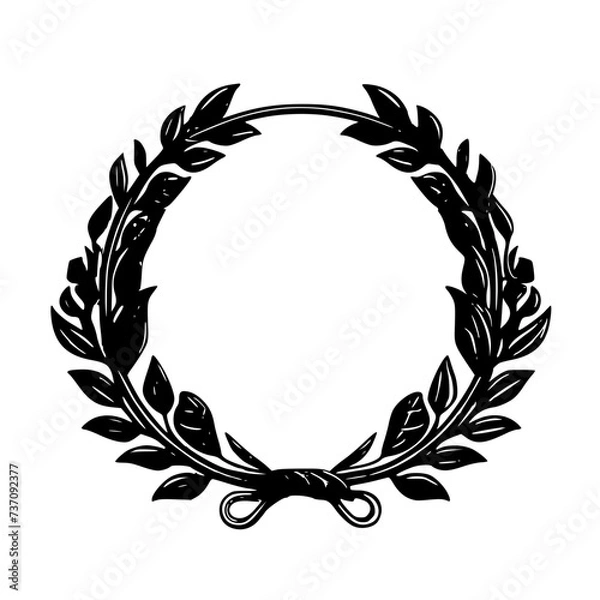 Fototapeta wreath SVG, wreath png, wreath frame, frame svg, frame illustration, wreath illustration, frame, vector, vintage, picture, empty, photo, border, wood, blank, decoration, gold, art, design, wooden, ant