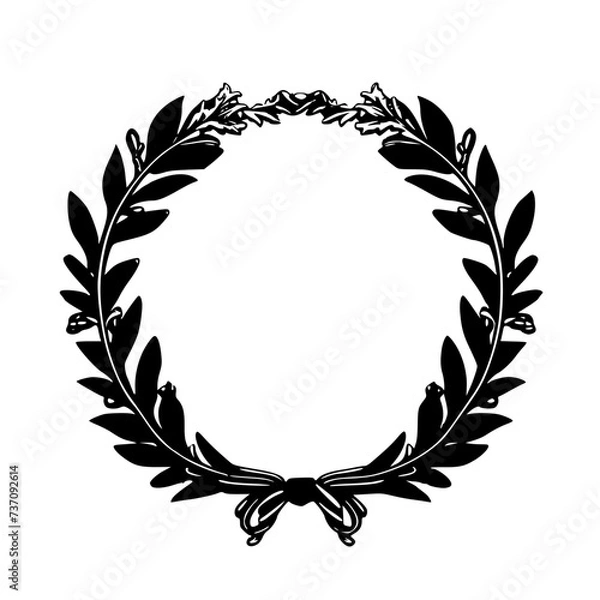 Fototapeta wreath SVG, wreath png, wreath frame, frame svg, frame illustration, wreath illustration, frame, vector, vintage, picture, empty, photo, border, wood, blank, decoration, gold, art, design, wooden, ant