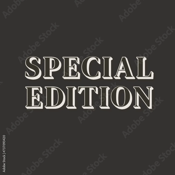 Obraz 3D Special edition poster art