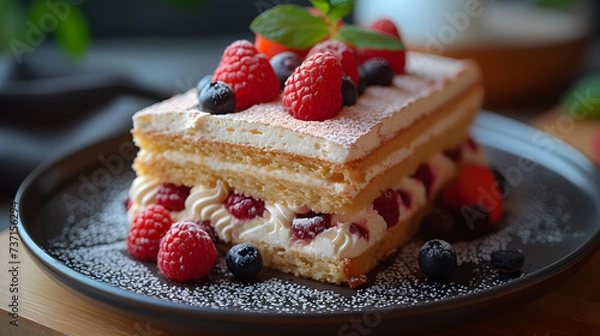 Obraz cake with berries