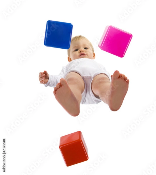 Fototapeta Little cute boy