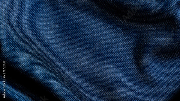 Obraz blue fabric cloth background texture