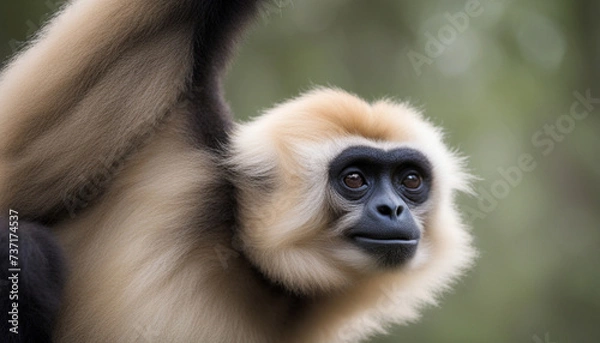 Obraz Photo of a monkey, wild photography