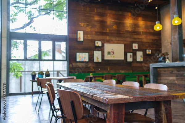 Obraz Blank Dining Table