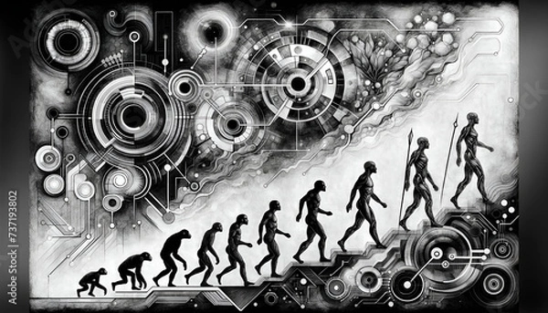 Obraz Humanity and Technology