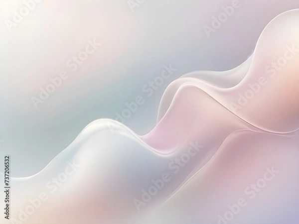 Fototapeta glassmorphism style abstract background with liquid gradient shapes Horizontal Website landing page