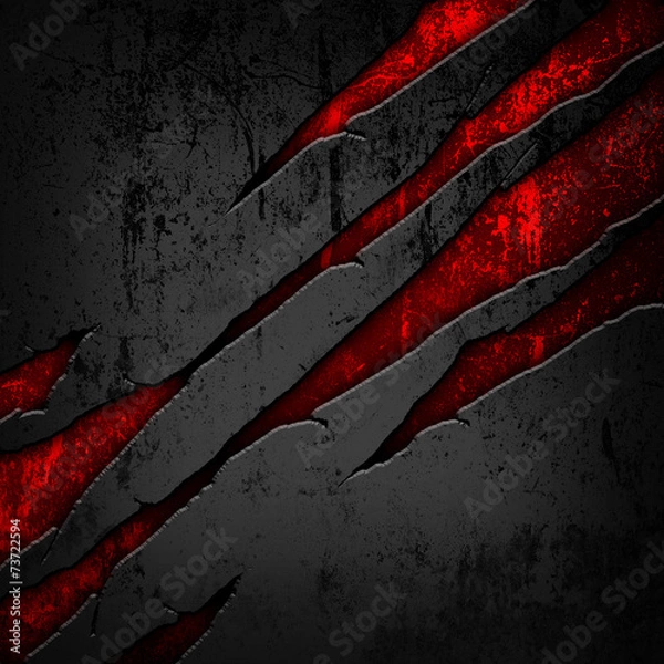 Obraz scratched metal background