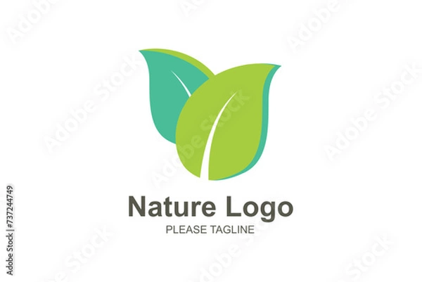 Obraz Nature Logo Based Abstract Creative Geometric
