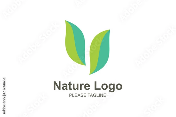 Obraz Nature Logo Based Abstract Creative Geometric