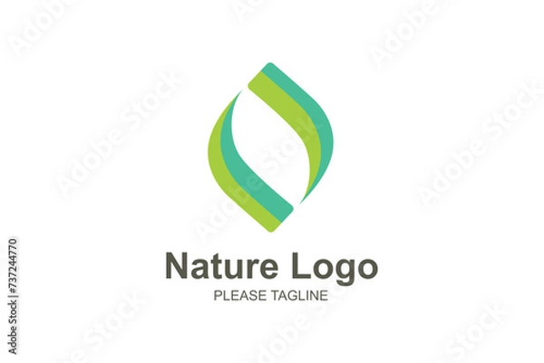 Obraz Nature Logo Based Abstract Creative Geometric