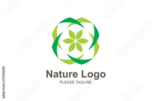 Obraz Eco friendly logo