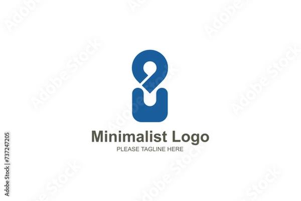 Obraz Modern flower logo