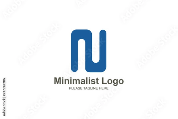 Obraz Modern flower logo