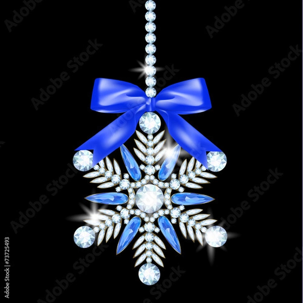 Obraz Diamond snowflake