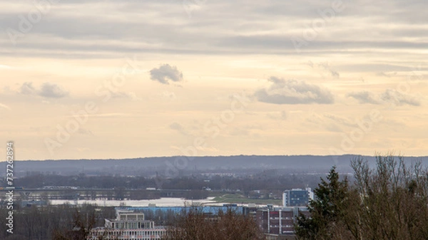 Fototapeta The skyline of Arnhem, Gelderland, the Netherlands