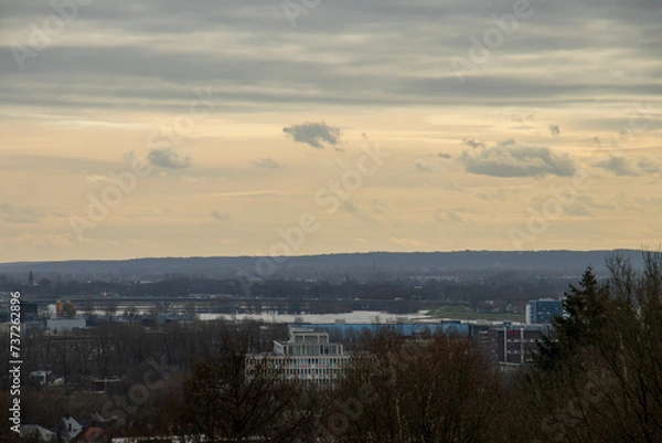 Fototapeta The skyline of Arnhem, Gelderland, the Netherlands