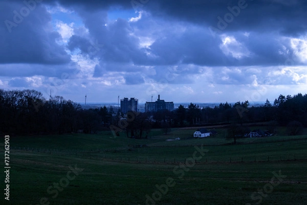 Fototapeta The skyline of Arnhem, Gelderland, the Netherlands