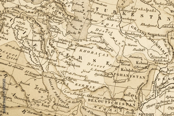 Fototapeta 古い世界地図