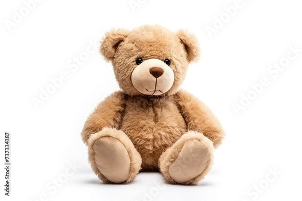 Obraz toy teddy isolated on white background
