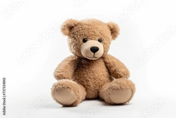 Obraz toy teddy isolated on white background