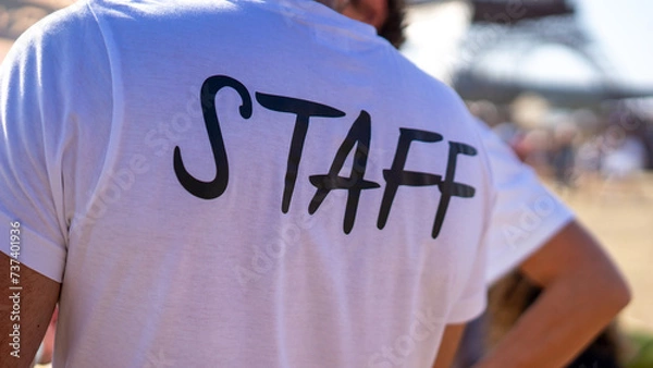 Obraz staff team sign