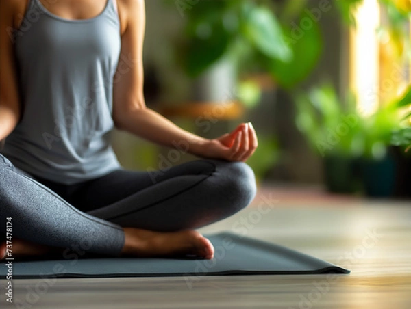 Obraz Meditation. Generative Ai.