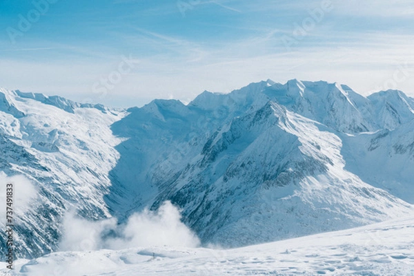 Obraz Hohe Berge im Schnee