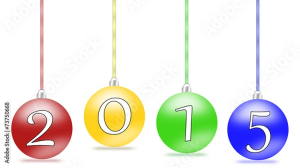 Fototapeta 2015 Silvetser Neujahr  #141125-svg02