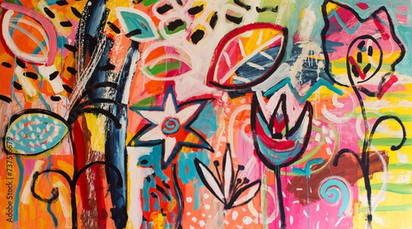 Obraz Painting as a Background