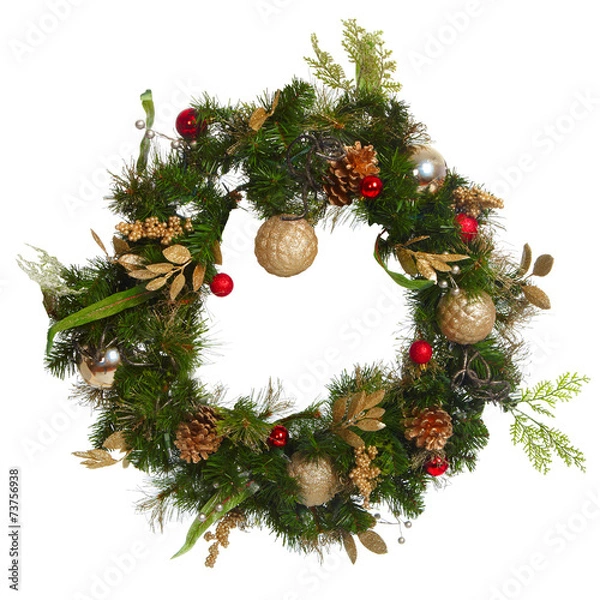 Fototapeta Christmas crown.