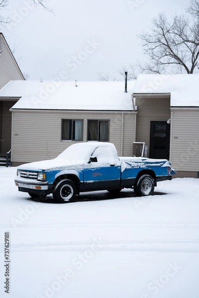 Obraz car in the snow