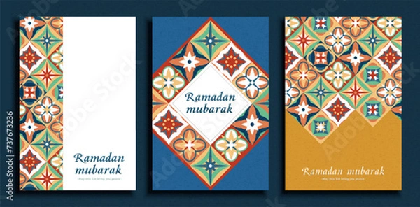 Obraz Vibrant Arabesque Ramadan templates