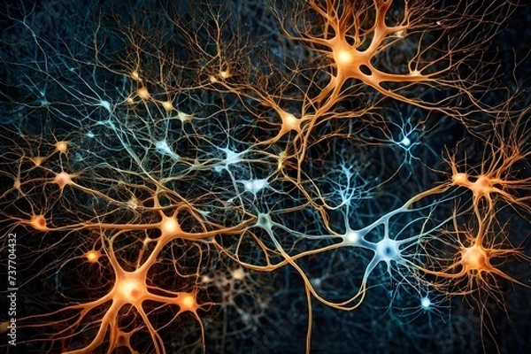 Obraz abstract background with stars