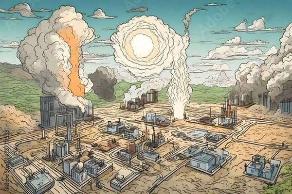 Obraz ancient greek temple