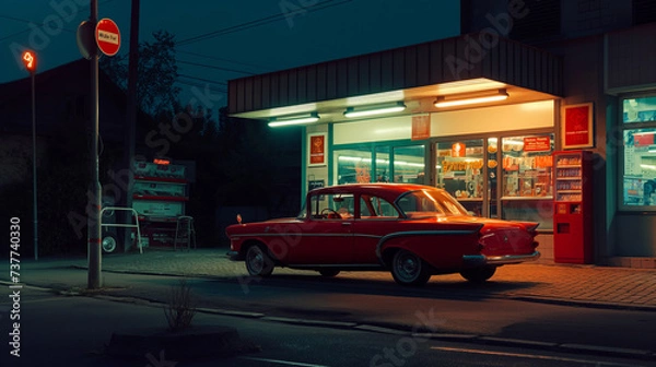 Obraz lights in the city