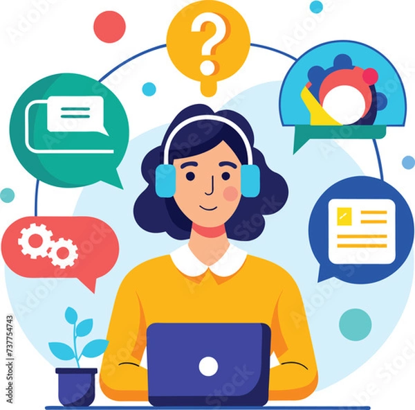 Fototapeta Help Support Art Vector 