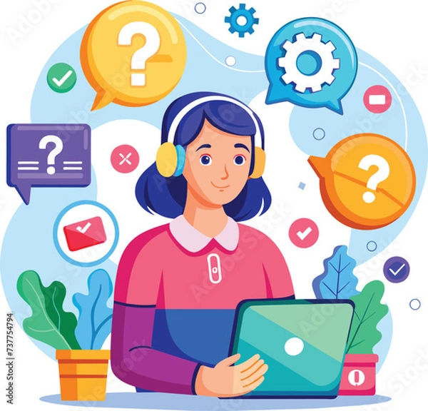 Fototapeta Help Support Art Vector 