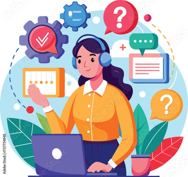 Fototapeta Help Support Art Vector 