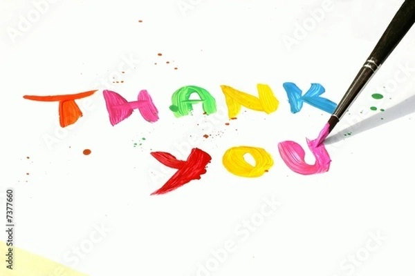 Obraz Thank you
