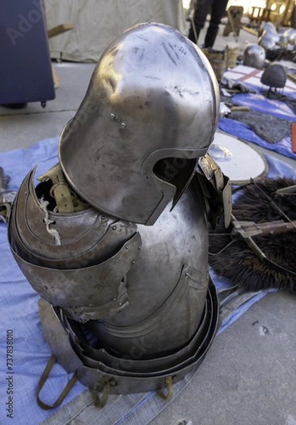 Obraz Old medieval helmet