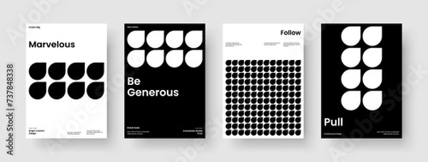 Fototapeta Creative Business Presentation Template. Abstract Report Layout. Isolated Flyer Design. Background. Book Cover. Poster. Banner. Brochure. Catalog. Brand Identity. Advertising. Journal. Pamphlet