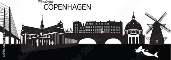 Obraz Kopenhagen Cityscape