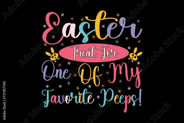 Obraz Some bunny needs vodka Happy Easter Day Typography lettering T-shirt Design