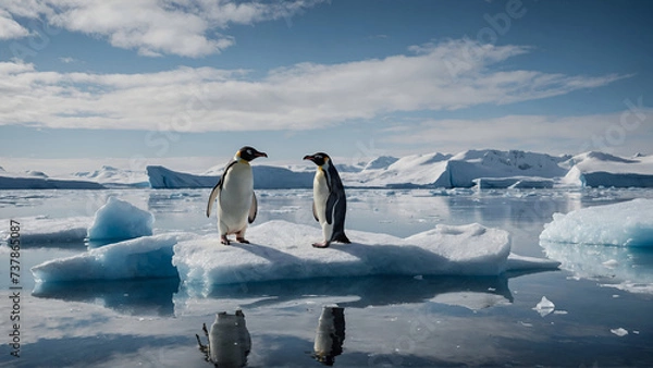 Obraz Antarctic penguins
