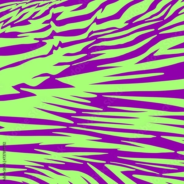 Fototapeta Abstract fabric colored motif purple and green