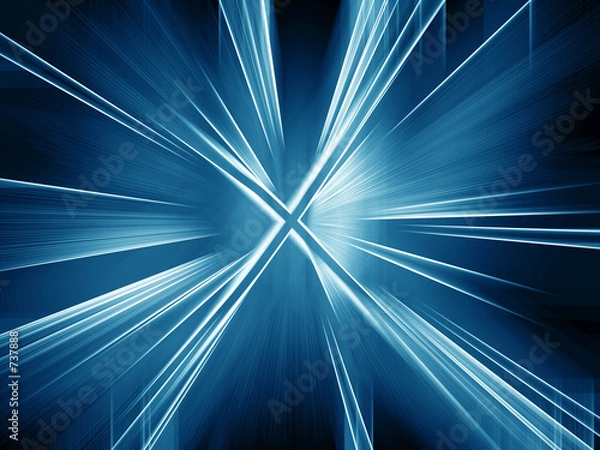 Obraz blue abstract background