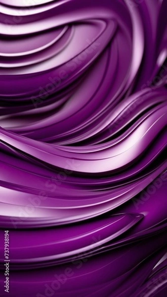 Fototapeta Purple vertical Background of Geometric Shapes. Abstract motion, two-color, AI-generated