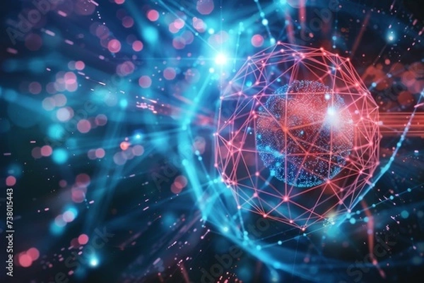 Obraz メタバースのグラフィック（仮想現実・メタ・拡張現実）