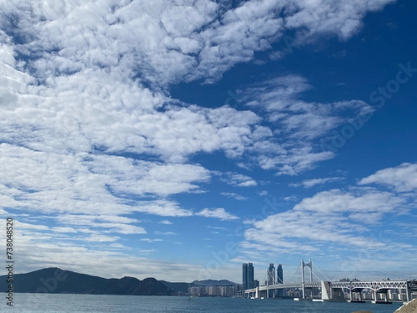 Obraz 도시와 하늘